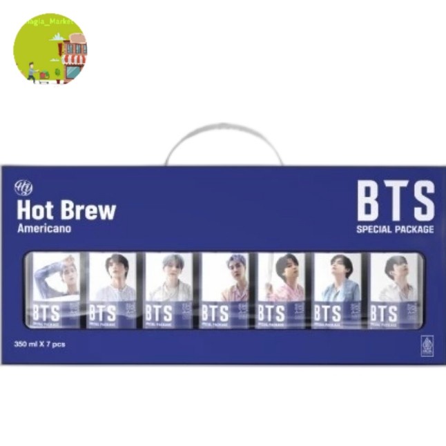

BTS Coffee Americano Spesial Edition 350ml X 7 Botol/Box