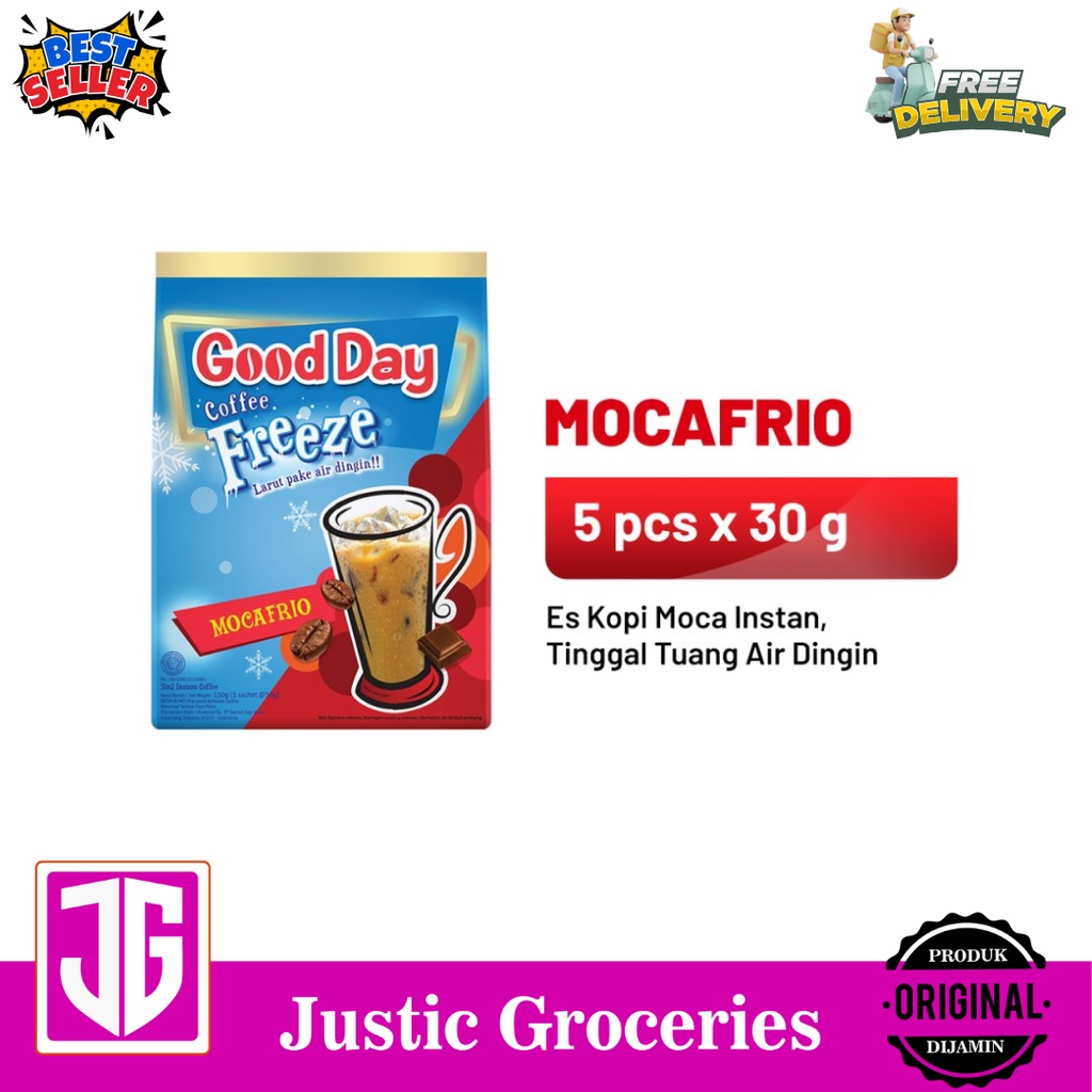 

GOOD DAY Coffee Freeze Mocafrio 1 Bag (5 x 30 gr)