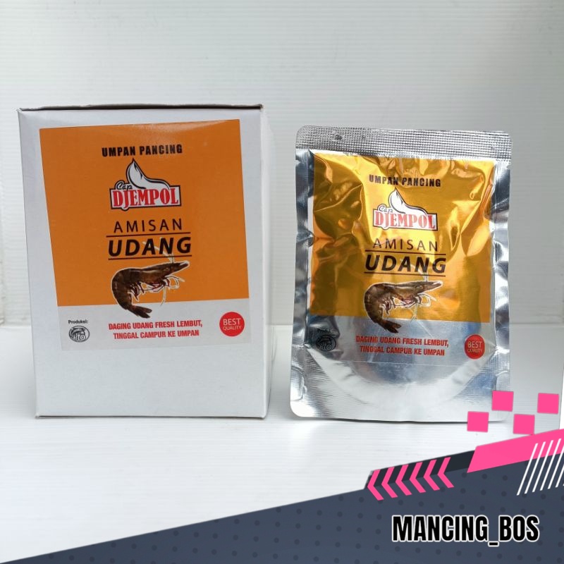 Amisan Djempol UDANG - Umpan pancing pelangi udang - Djempol udang - Pelangi Udang