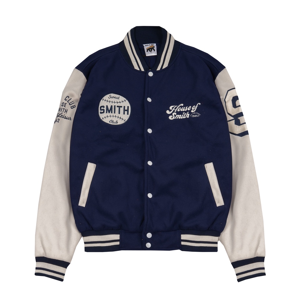 House of Smith Jaket Varsity Pria - Varbleu #2