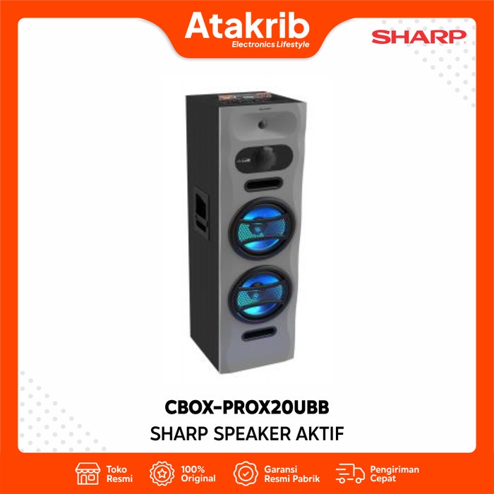 SHARP SPEAKER AKTIF CBOX-PROX20UBB PRO-X SERIES 10"