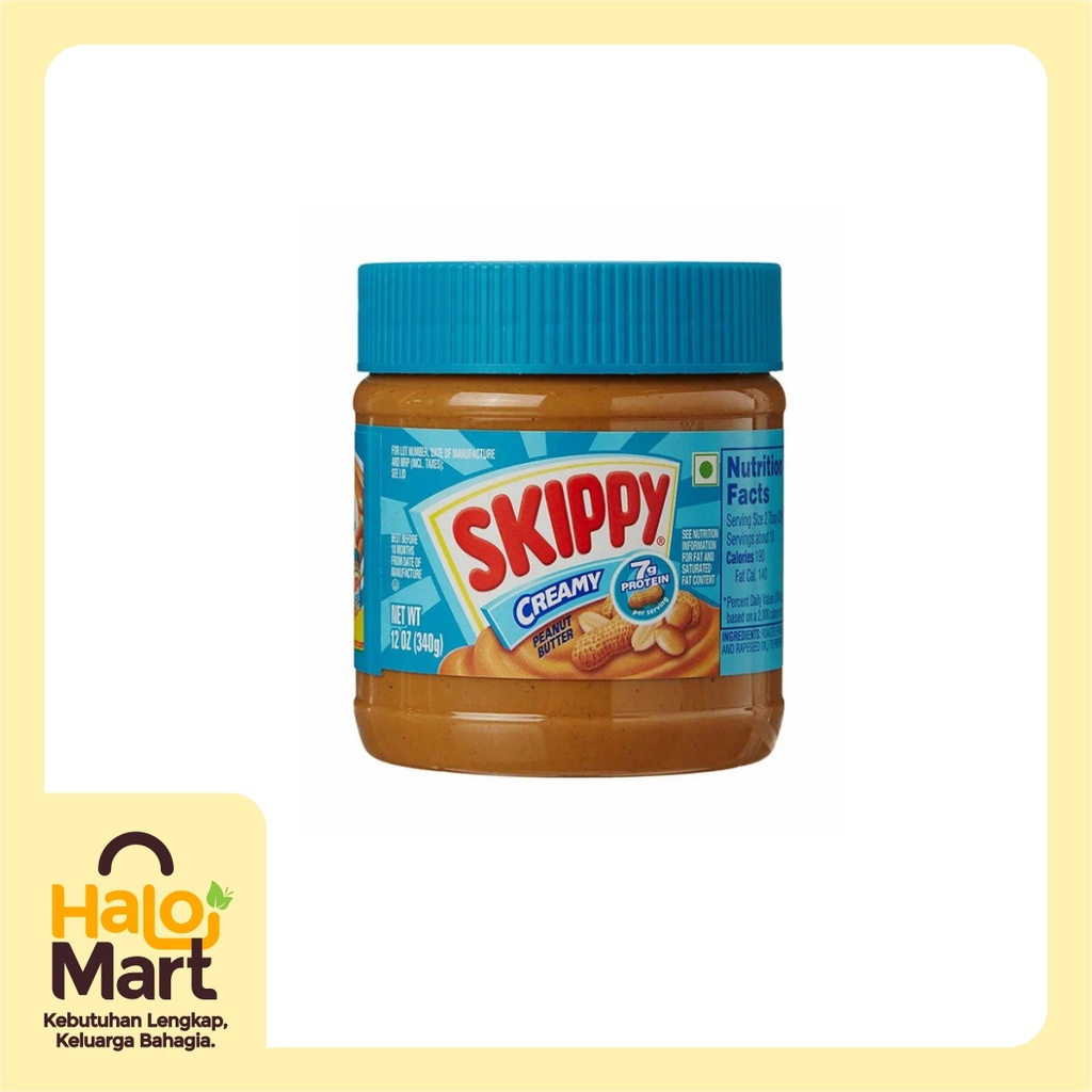 

Skippy Peanut Butter Creamy 340 Gr