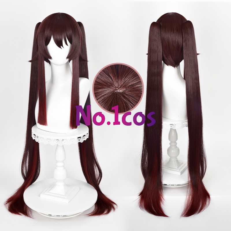 Wig HuTao Genshin Impact Cosplay 110cm Wig