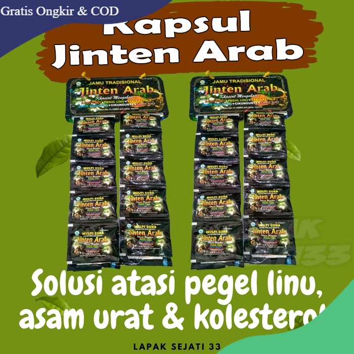 Jamu Herbal Jinten Arab Kapsul Multi Guna 1 Box Original