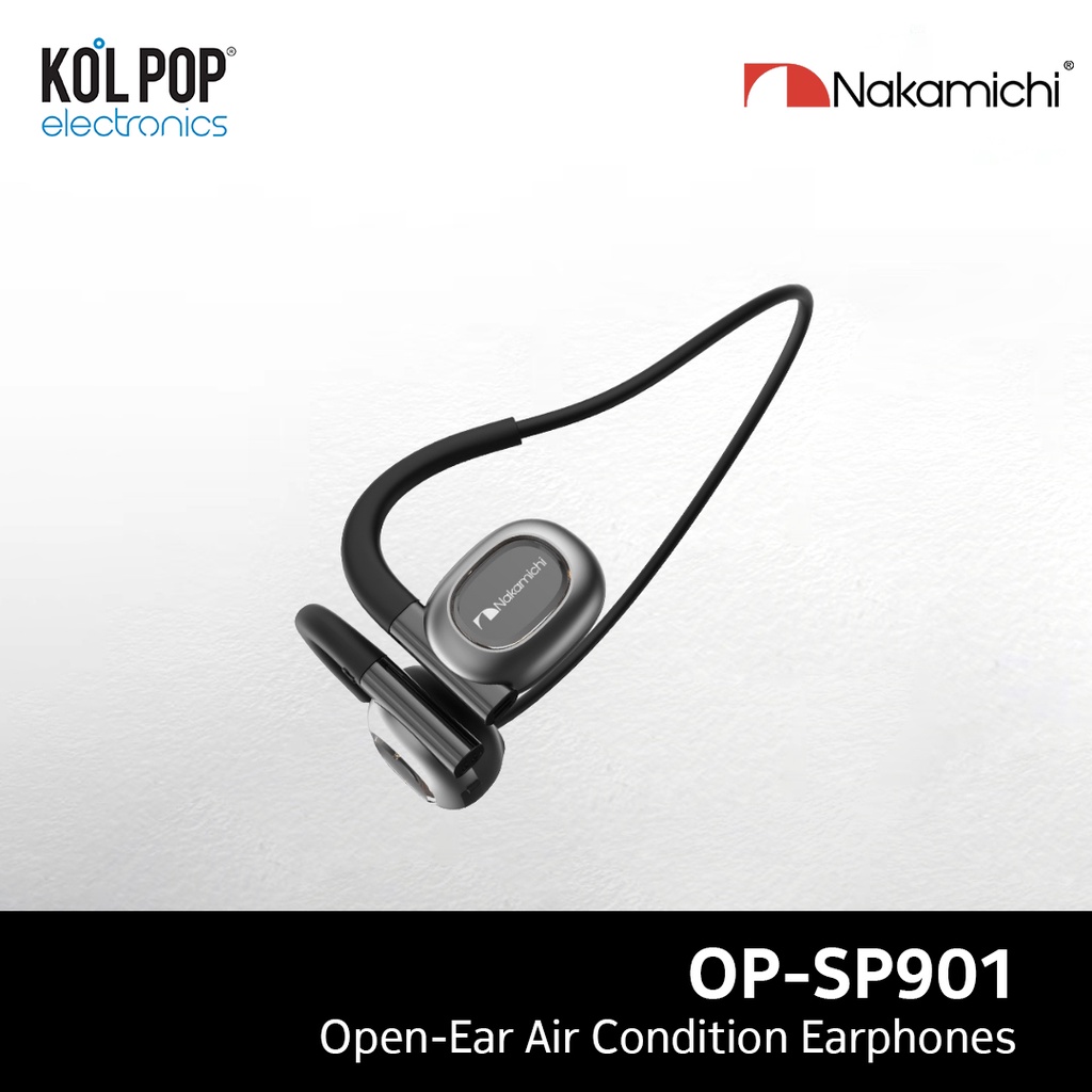 Nakamichi OP-SP901 Open Ear Air Conduction Earphones Bluetooth TWS HD