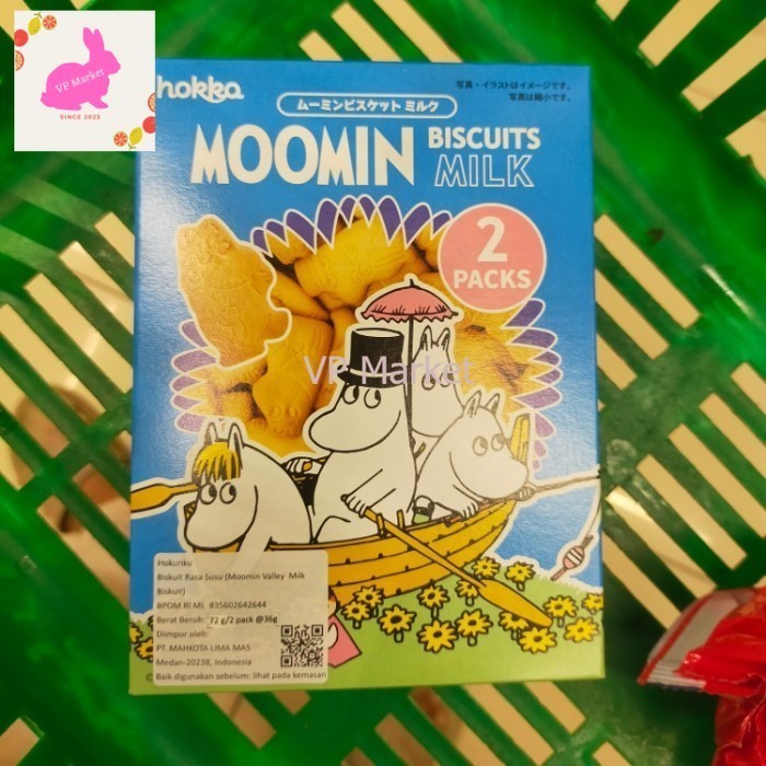 

Hokka Moomin Milk Biscuit Biskuit 36gr