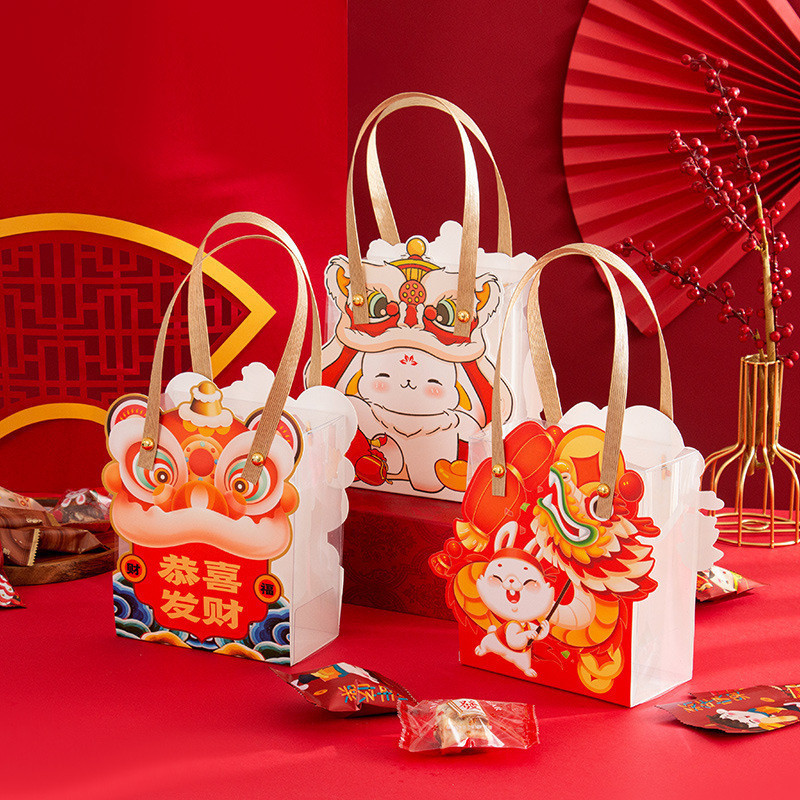 

BOX MIKA IMLEK BARONGSAI BOK KOTAK MICA PERMEN KUE COOKIES HAMPERS SINCIA CHINESE NEW YEAR