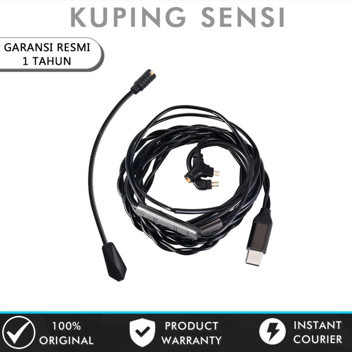 AC88 Kinera Celest Ruyi Pro Professional Earphone Upgrade Cable With Boom Mic