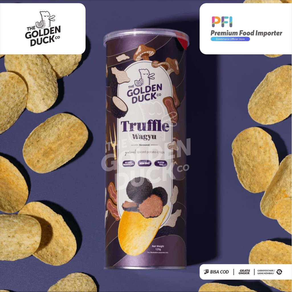 

bGF The Golden Duck Potato Chips Truffle Wagyu 125gr