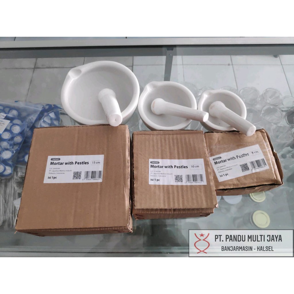 Mortir + Stemper OneMed / Mortar Pestle Lumpang Alat Penumbuk