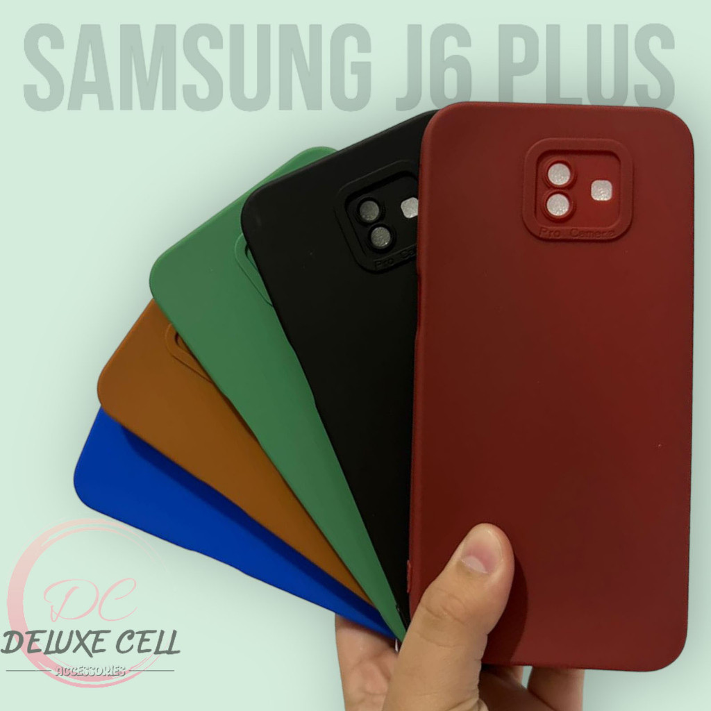 SAMSUNG J6 PLUS J6+ SoftCase ProCamera Doff Hybrid Pelindung Kamera Case Anti Kotor -DC
