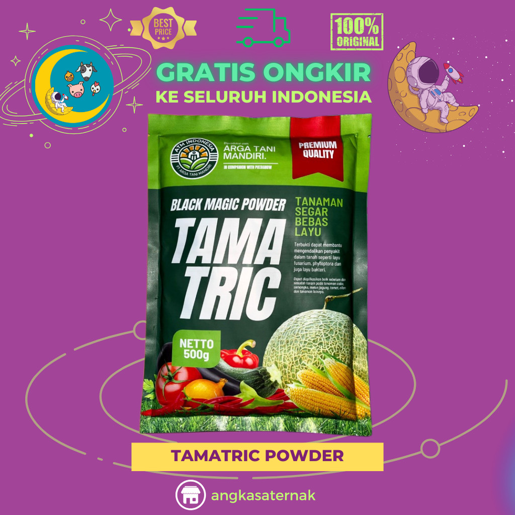TAMATRIC POWDER TRICODERMA 500 GRAM - Asam Humat Untuk Tanaman