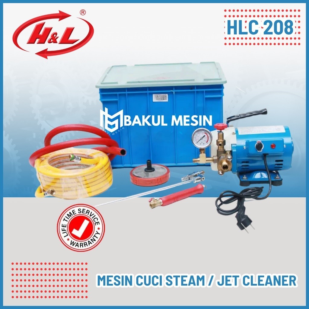 H&L HLC 208 Jet Cleaner mesin cuci AC Dinamo Gulungan Tembaga HLC208