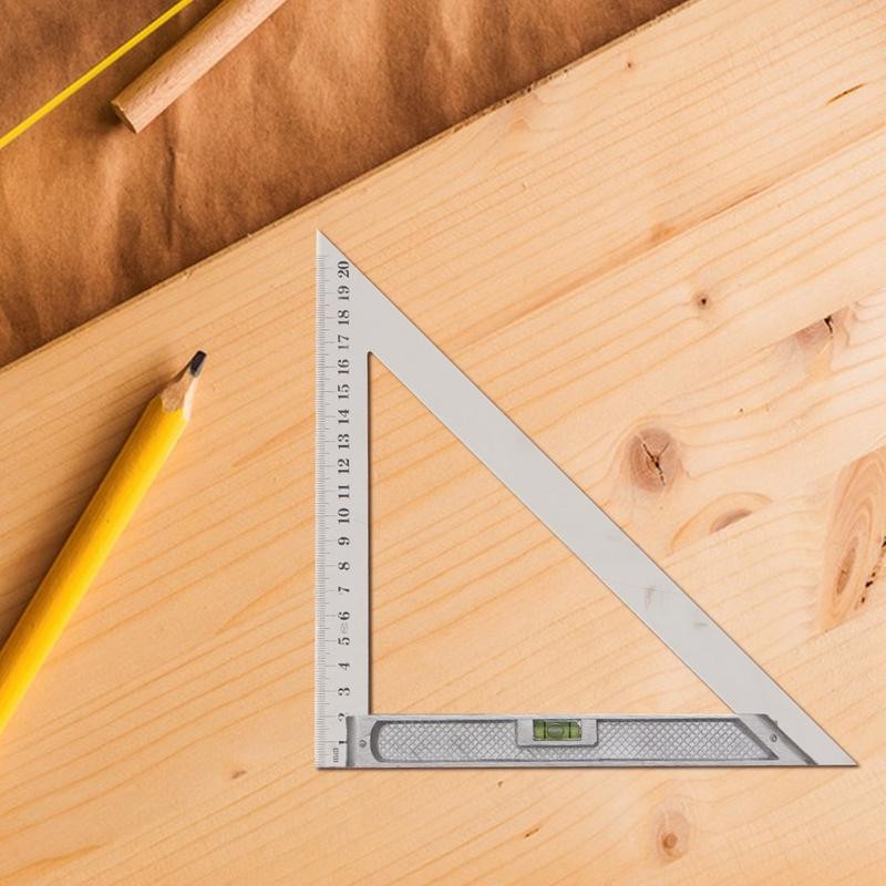 

Woodworking Square Multifunctional Metal Square Ruler Carpenter Right Angle Square Protractor Gauge Layout Measuring Tool For