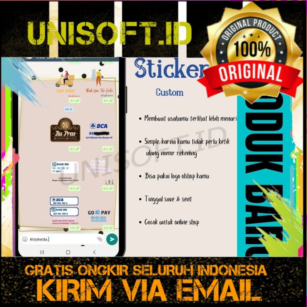 

Beli 1 Gratis 1 Sticker Custom Termurah