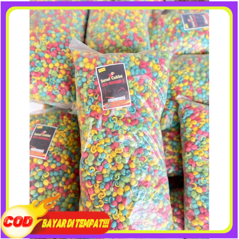 

1kg sereal rasa buah buahan cornpuff mix fruits