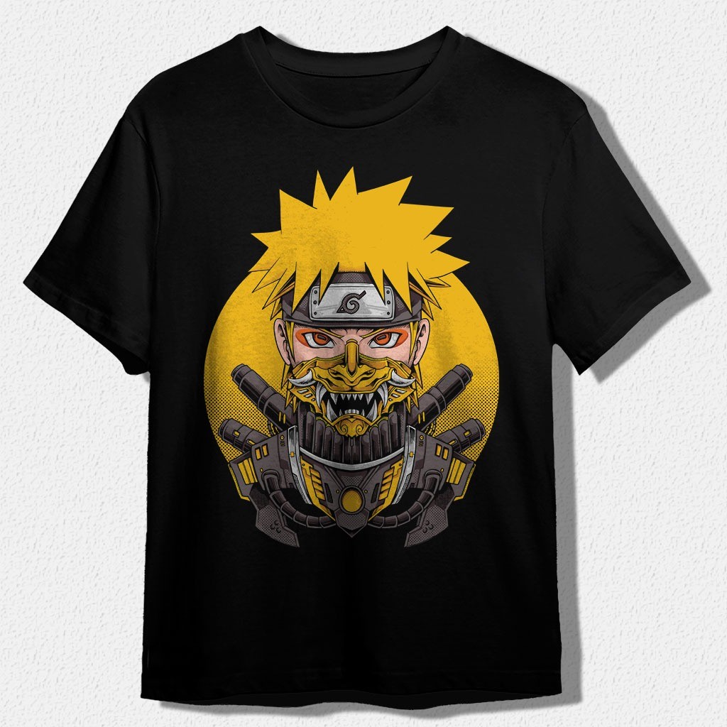 Kaos T-shirt Premium Japanese Streetwear T-Shirt Naruto - Naruto With Mask