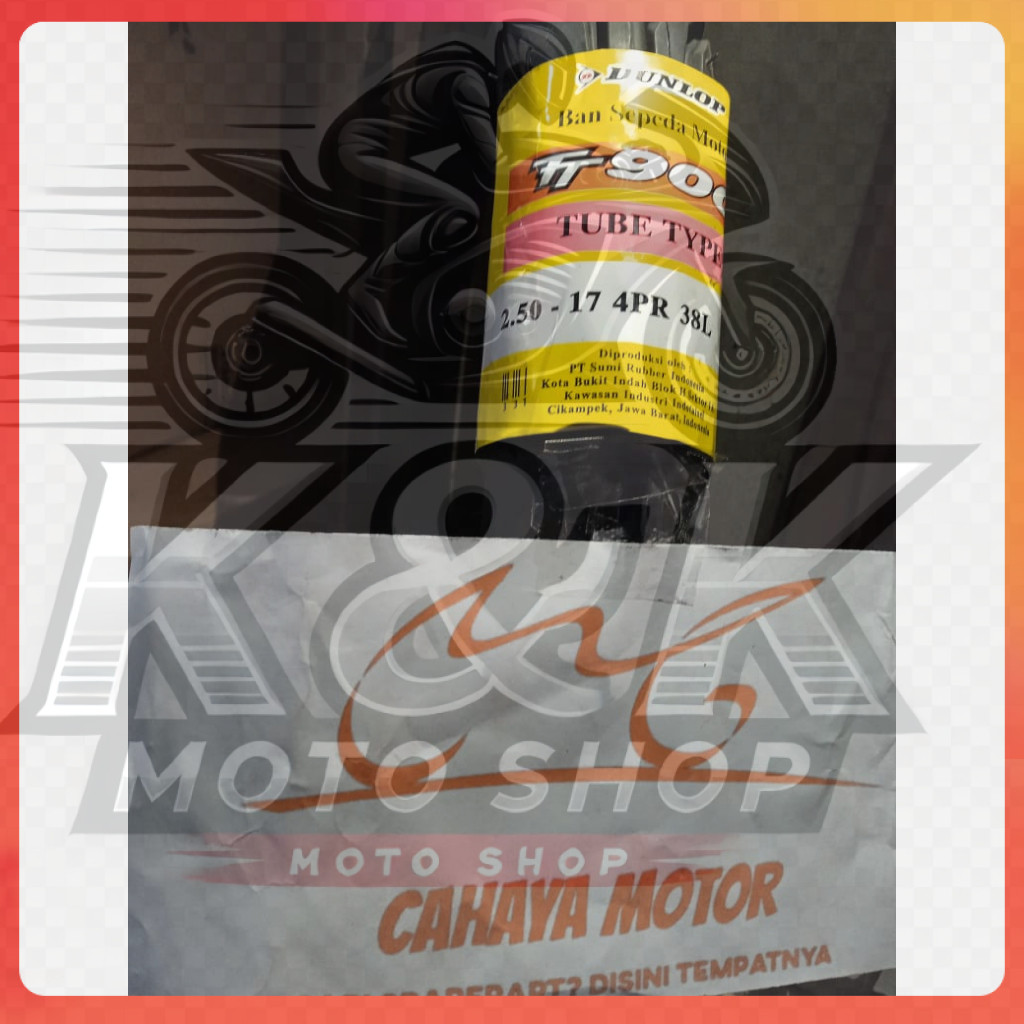 Ban Dunlop TT900 250-17 DAN 275-17 Ring 17 Tube Type