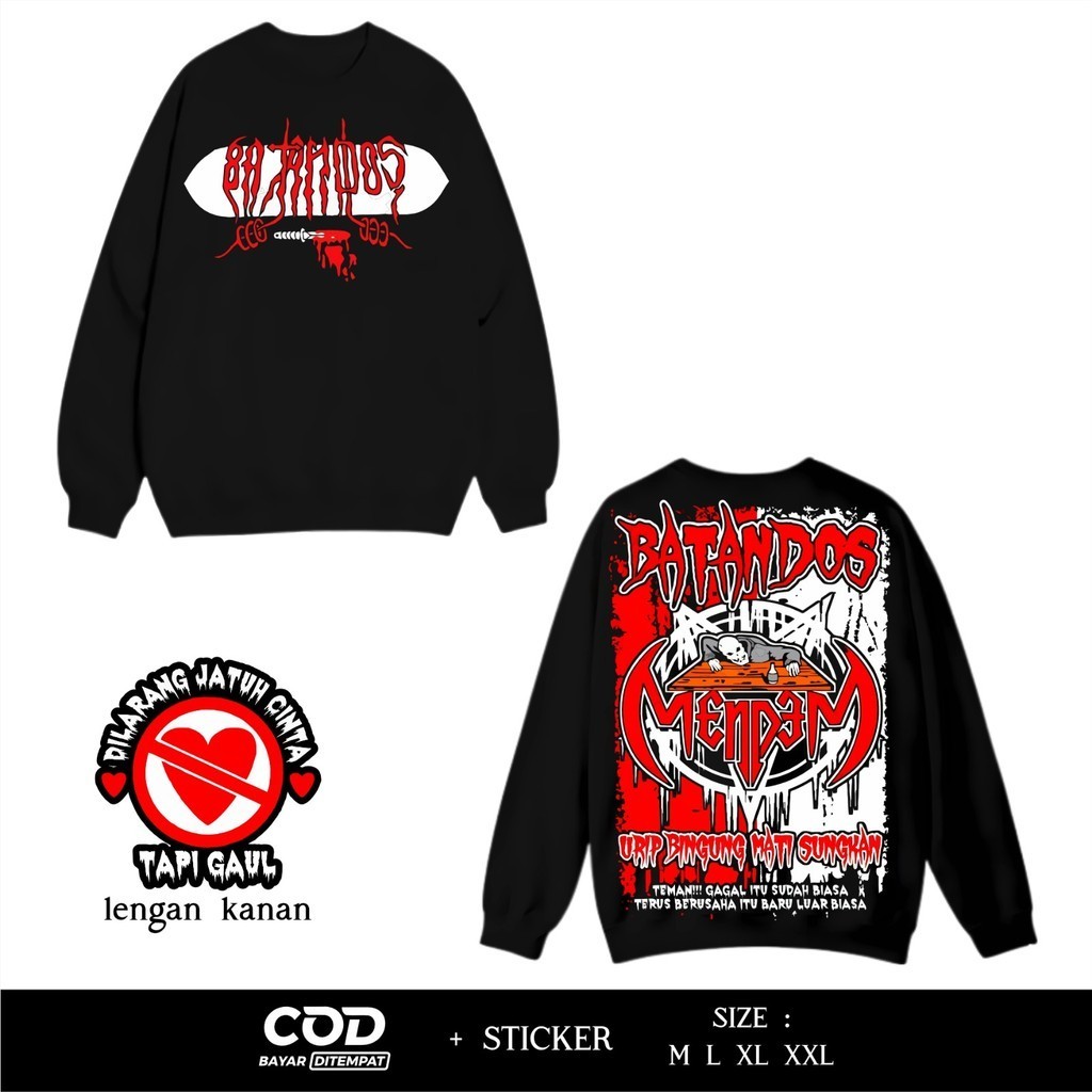 Sweater Terbaru Netral Batandos Mendem Desain By Sun Distro