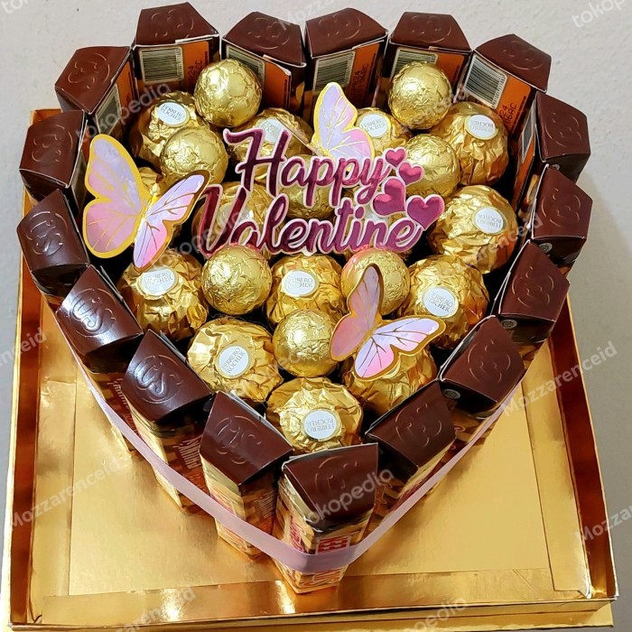 

READY STOCK HAMPERS COKLAT FERRERO LOVE /SQ | HADIAH VALENTINE PREMIUM - oreo blackpink5