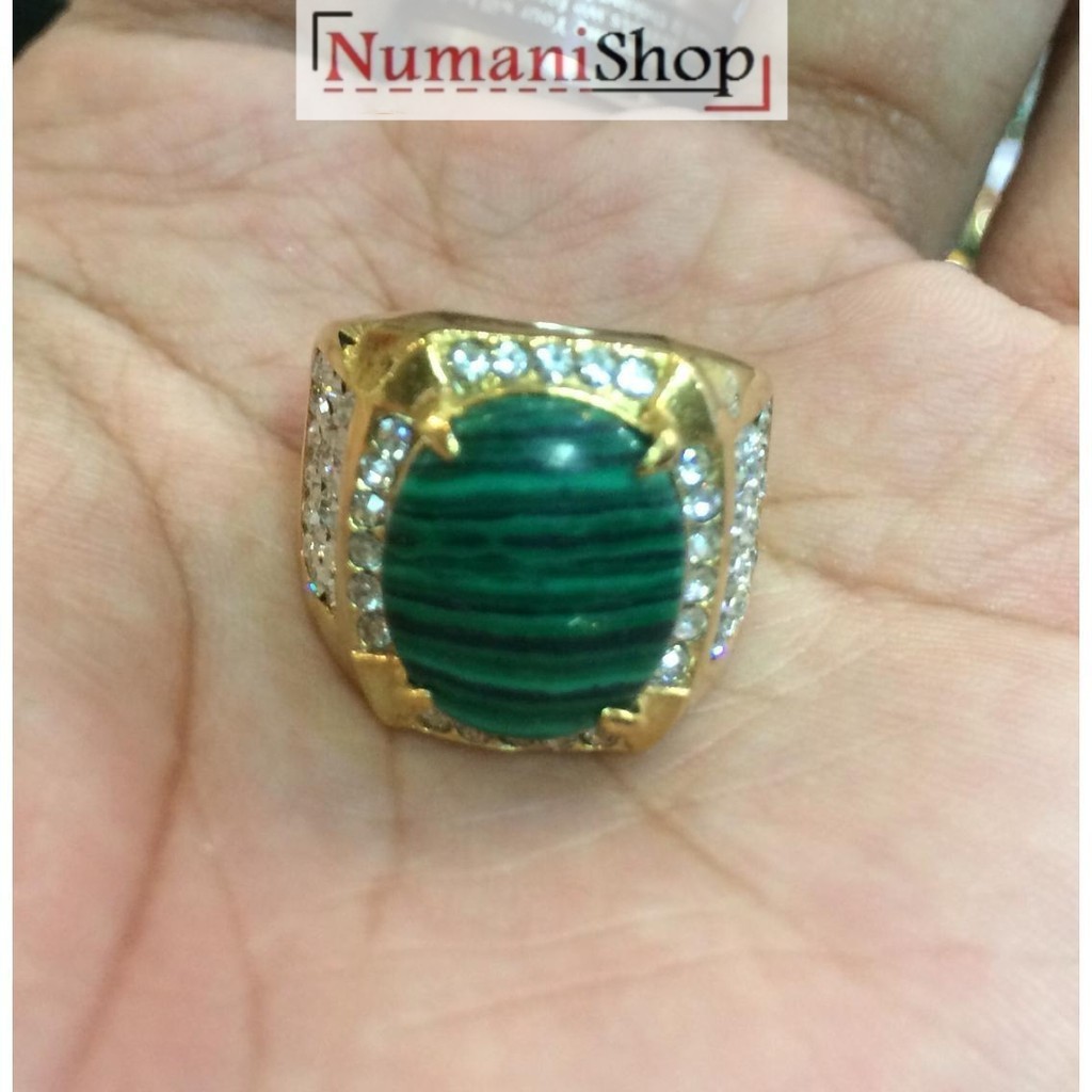 Cincin Titanium Batu Biduri Pandan Super HQ