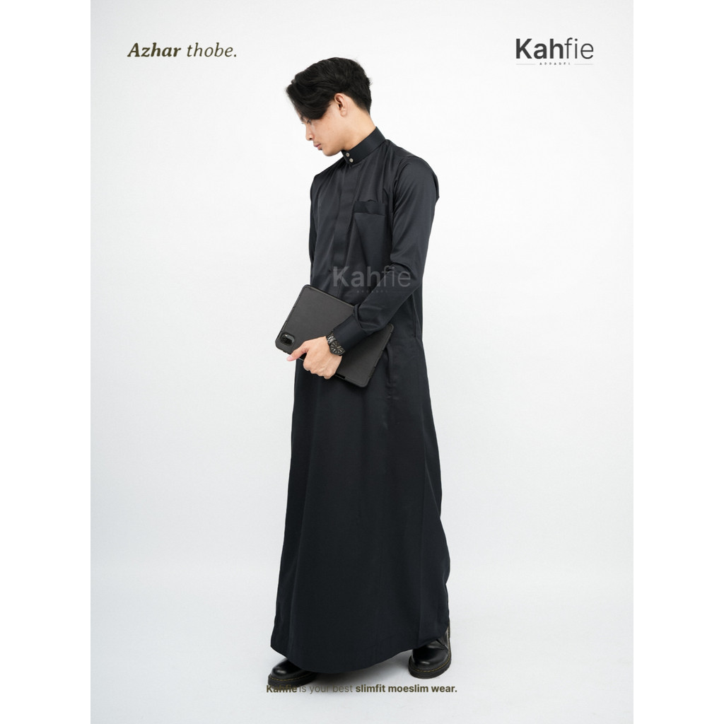 [HOT NEW] Dkahfie Apparel Azhar Thobe Series 1.0 | Gamis Pria Premium | Jubah Pria Premium Slimfit |
