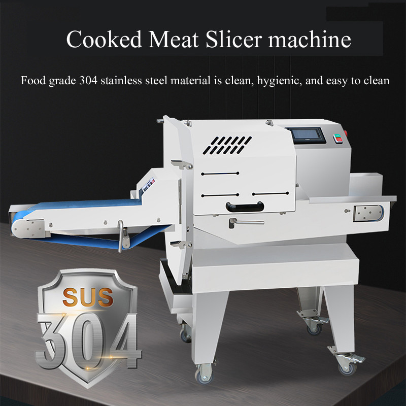 Automatic Sausage Slicer Cooked Meat Slicer Slicing Machine Automatic Kitchen Frozen and Cooked Meat
