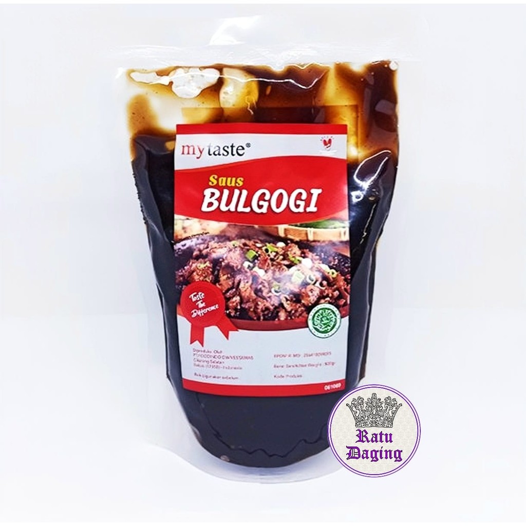 

My Taste Bulgogi Sauce 500gr Halal Korea Instant