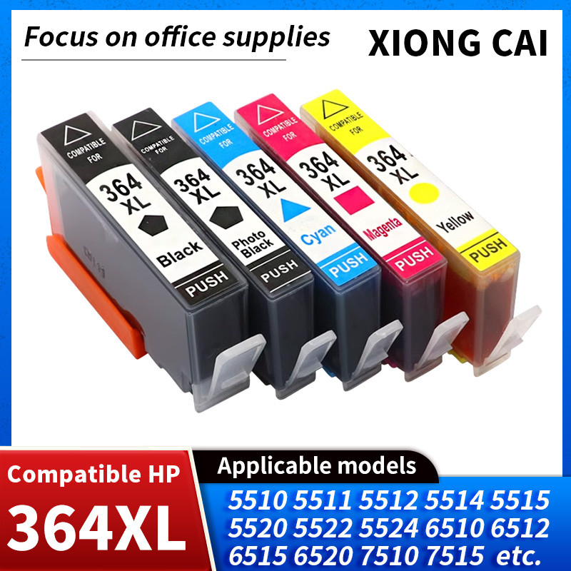 

364XL 364 XL Ink Cartridge Compatible for HP364 For HP Deskjet 3070A 3520 3522 3524 Officejet 4620 4610 4622 Printer