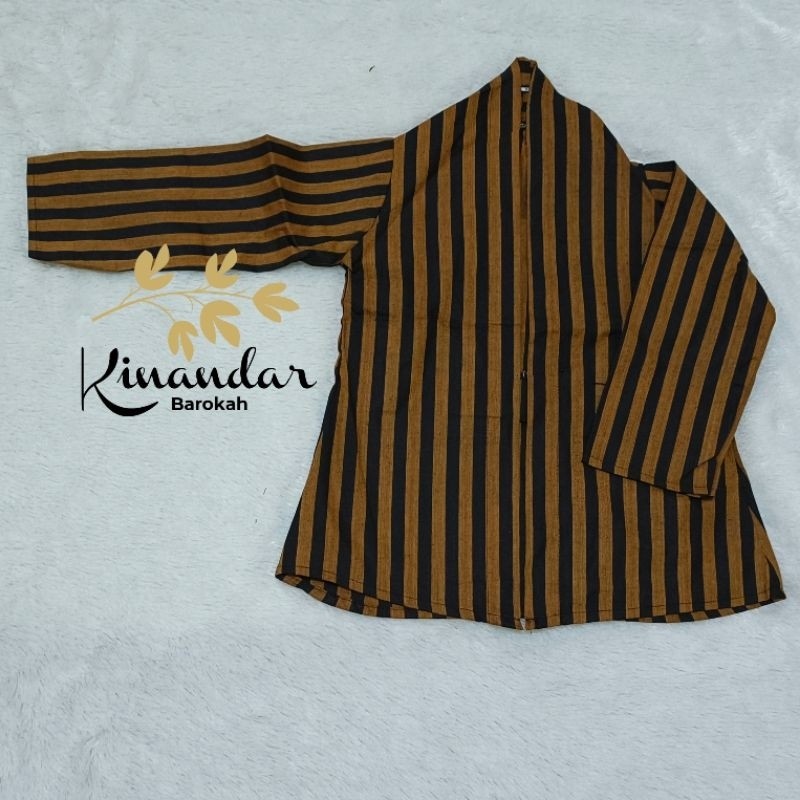 LURIK Kebaya lurik Alusan Anak Perempuan / Baju Adat Jawa / Kebaya Lurik Kutubaru Anak Perempuan