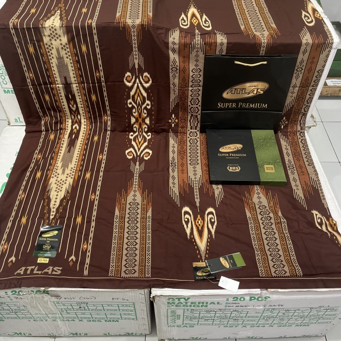 RJ3 Sarung Atlas Super 920 motif BHS - Sarung Atlas BHS - Sarung Hitam motif BHS2