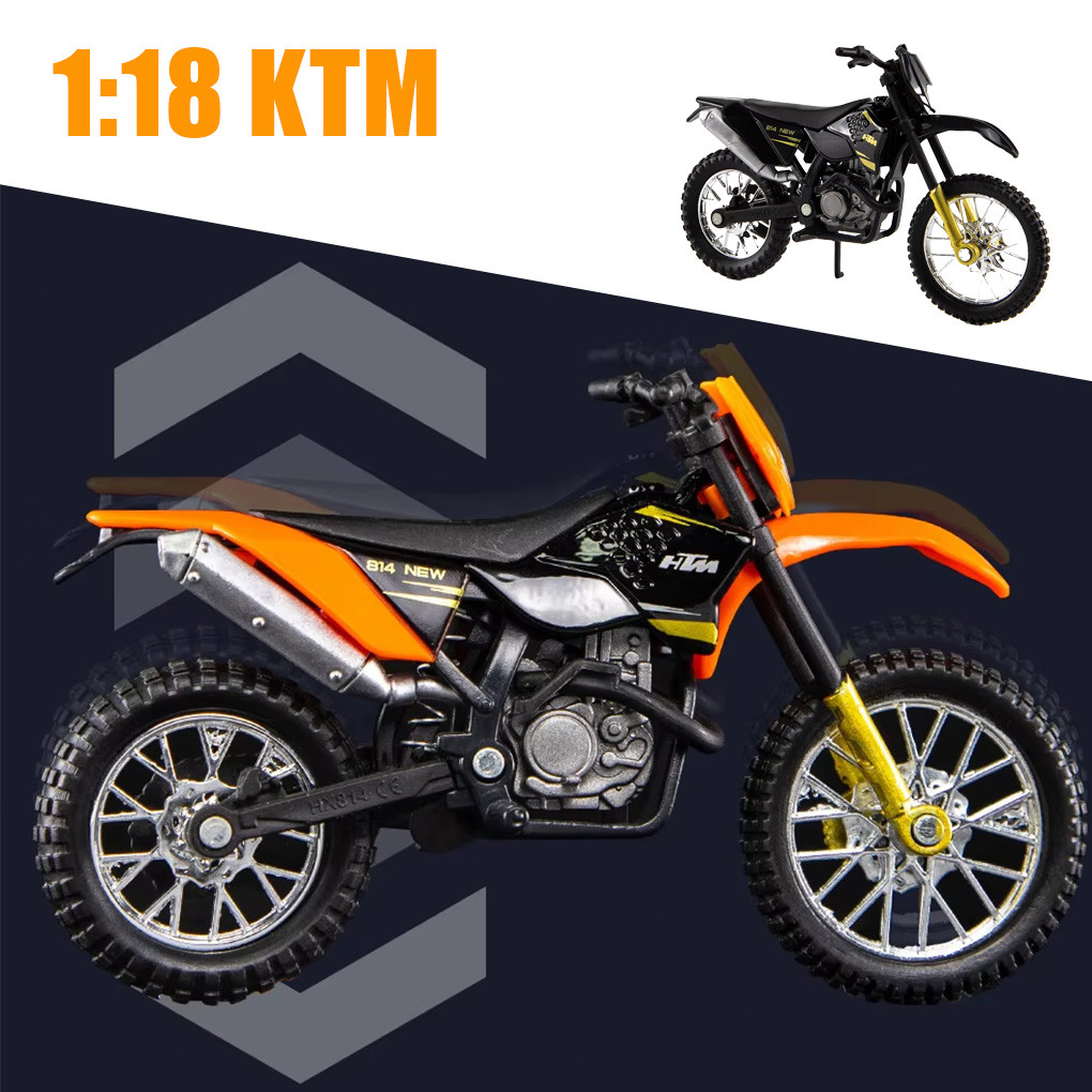 KTM Motor Diecast Cross Diecast Motorcycles Yamaha Model Ornamen Standar Motor Cross Trail
