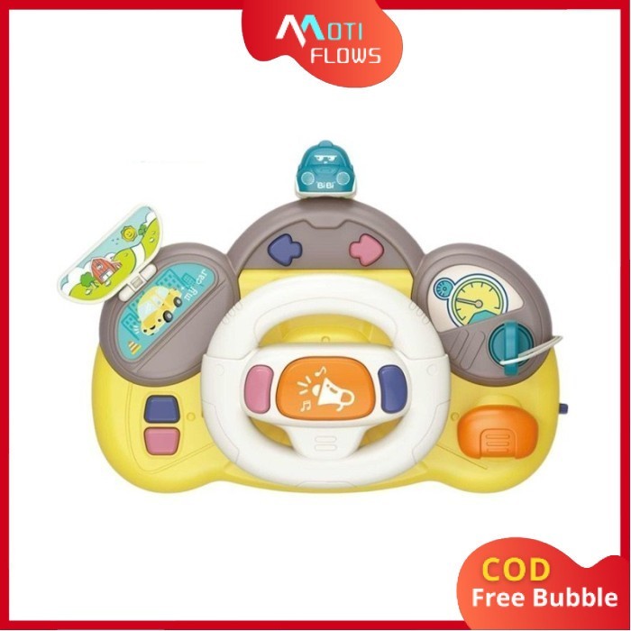Mainan Anak BABY STEERING WHEEL JM22395 Mainan Setiran Bunyi Anak Mobil Setir Sensorik Motorik Anak