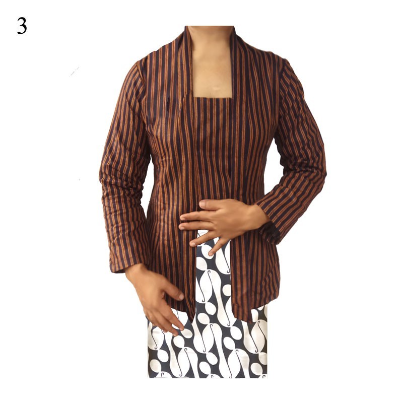 Baju Kebaya Lurik Tenun Asli Remaja ABG Kutubaru Kartini