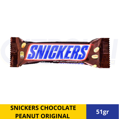 

SNICKERS CHOCOLATE PEANUT ORIGINAL 51gr