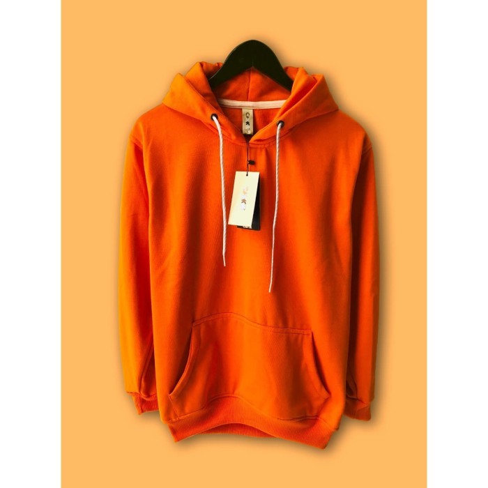 Jaket Hoodie Jumper Polos Jaket CAMOE ORIGINAL Orange - Jacket Oren - M