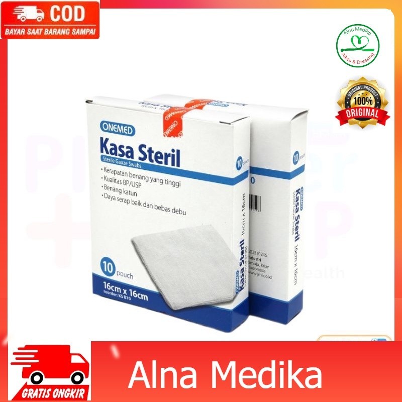 Cod Kasa steril, Kasa Steril Bayi, kasa steril untuk luka operasi, Kasa steril onemed, Kasa steril 1