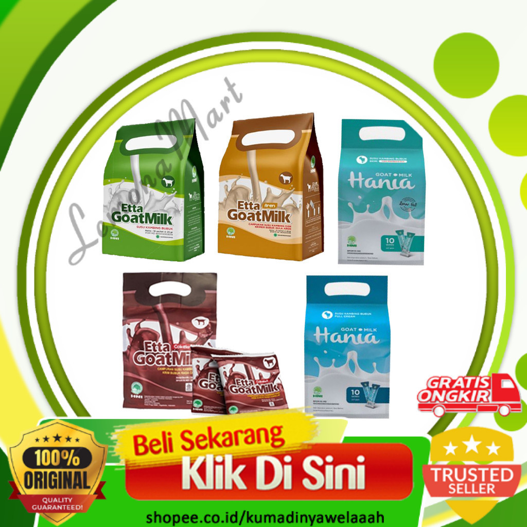 

ETTA GOAT MILK (EGM) - SUSU KAMBING HNI HPAI HK0-Lemonamart