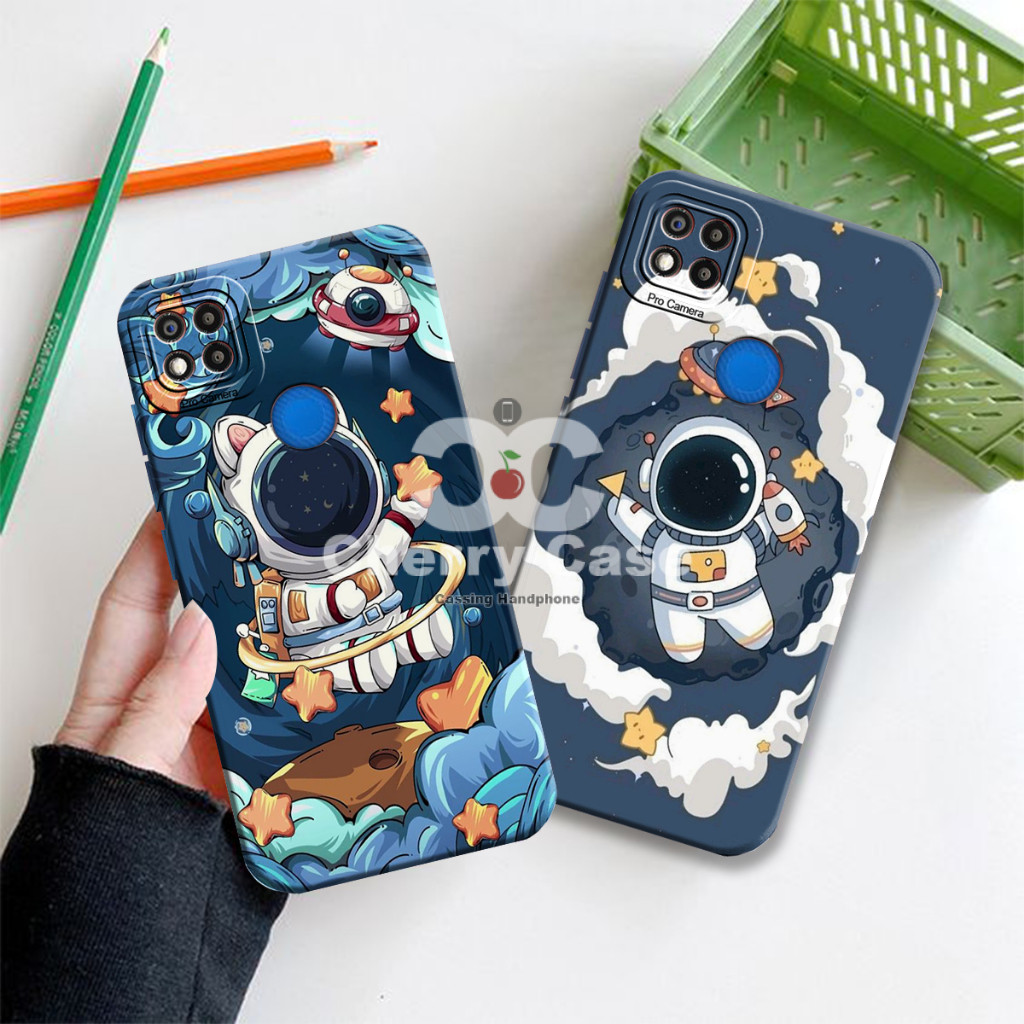 [CRD3] Softcase REDMI 9C /REDMI 10A Astronot Walpaper Cute Keren Hits Kekinian - Case astronot - Cas