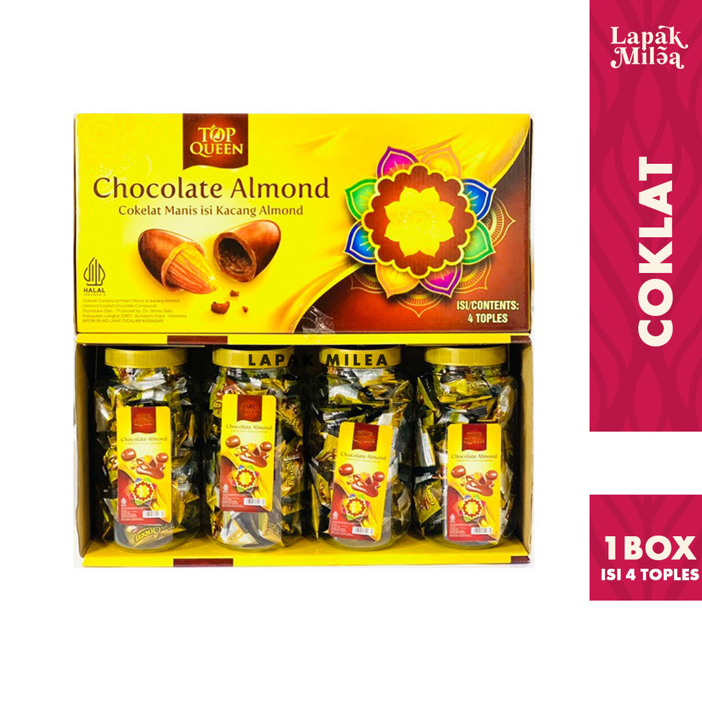 

Top Queen Chocolate Almond Coklat Almond Hampers Lebaran Gift Hantaran
