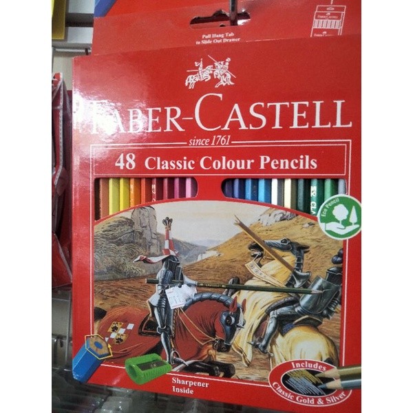 

(1 pcs) Pensil warna faber castell isi 48 warna