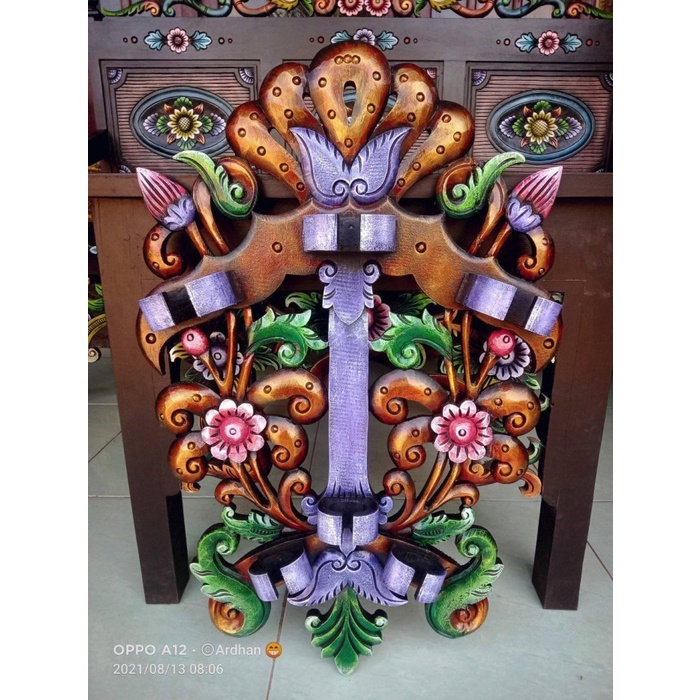 blawong keris isi 1 ukir kembangan jepara