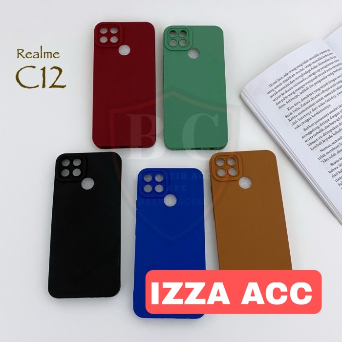 CASE REALME C12 - SOFTCASE PRO CAMERA REALME C11 2020 REALME C12 SILIKON MACARON TPU