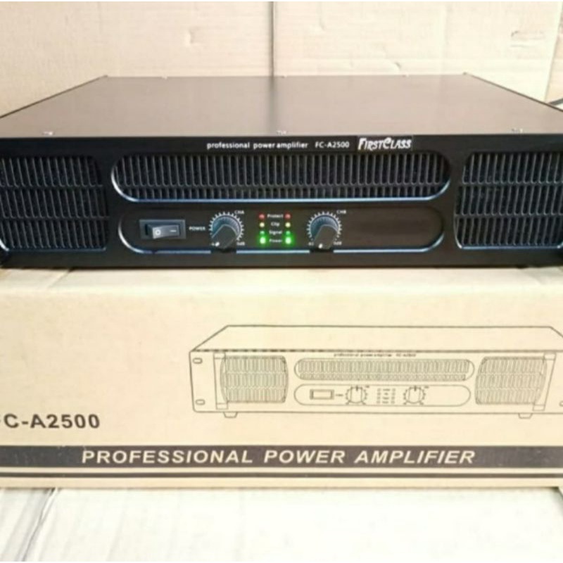 Power Amplifier firstclass fc a2500 powered audio sound system Original