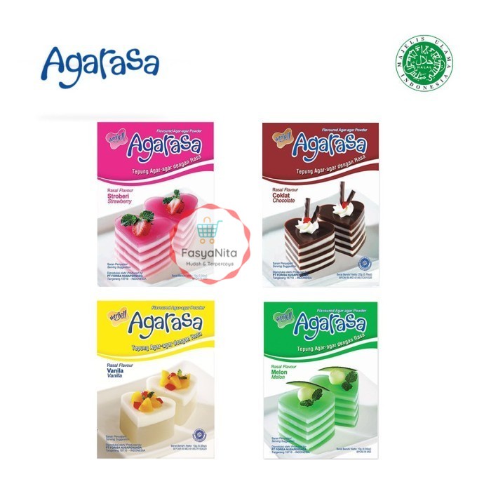 

AGARASA (STRAWBERRY - MELON - VANILLA - COKLAT) - melon - FasyAnita Mart Denpasar