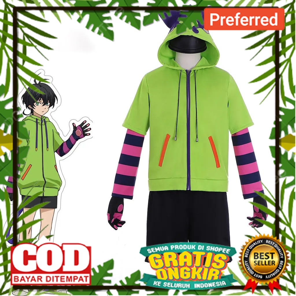 WARNA WARNI TRENDY MOTIF SPORTY /Jaket Hoodie Sweater Baju Anime SK8 the Infinity Miya Chinen Cospla