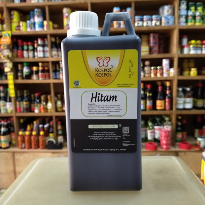 

Promo Termurah Koepoe Koepoe Pewarna Pangan HITAM 1liter