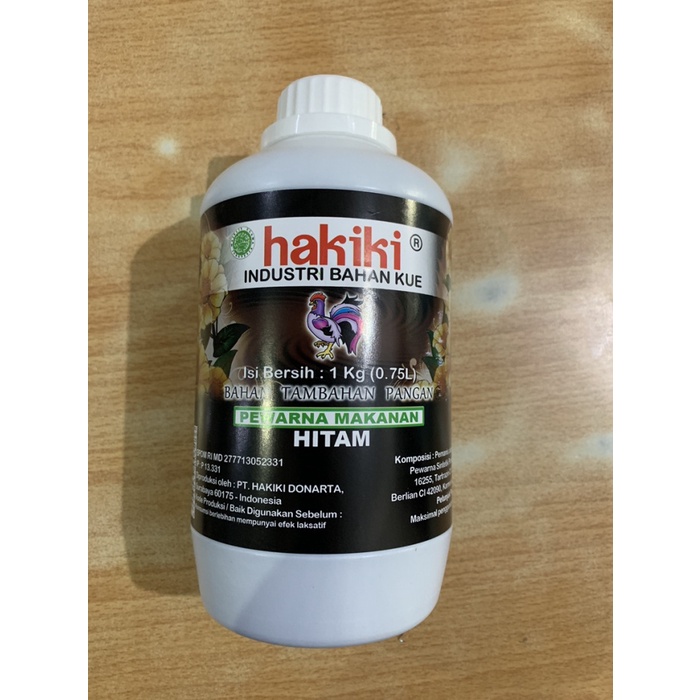 

Termurah [ Best Seller ] Pewarna Hakiki Hitam 1 kg / pewarna makanan food coloring