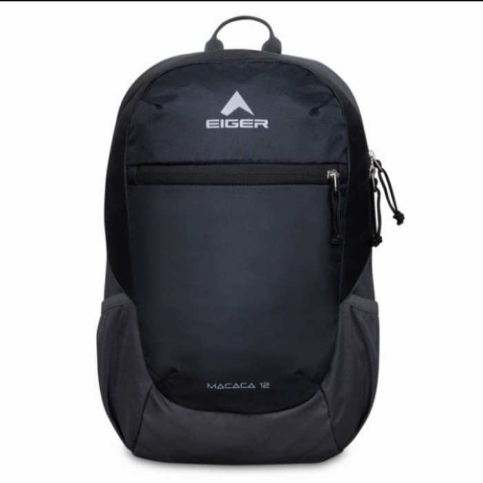 Tas Ransel Eiger Macaca 12L Daypack Tas Pundak Tas Gendong - Black