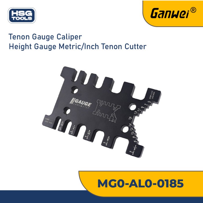 

GANWEI 0185 PENGGARIS TENON GAUGE CALIPER HEIGHT GAUGE METRIC/INCH